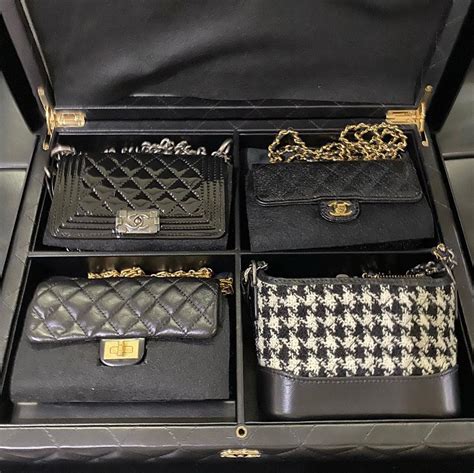 chanel set of 4 mini bag|Chanel mini bag price.